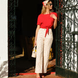 Pantalon Wide Joliette Beige