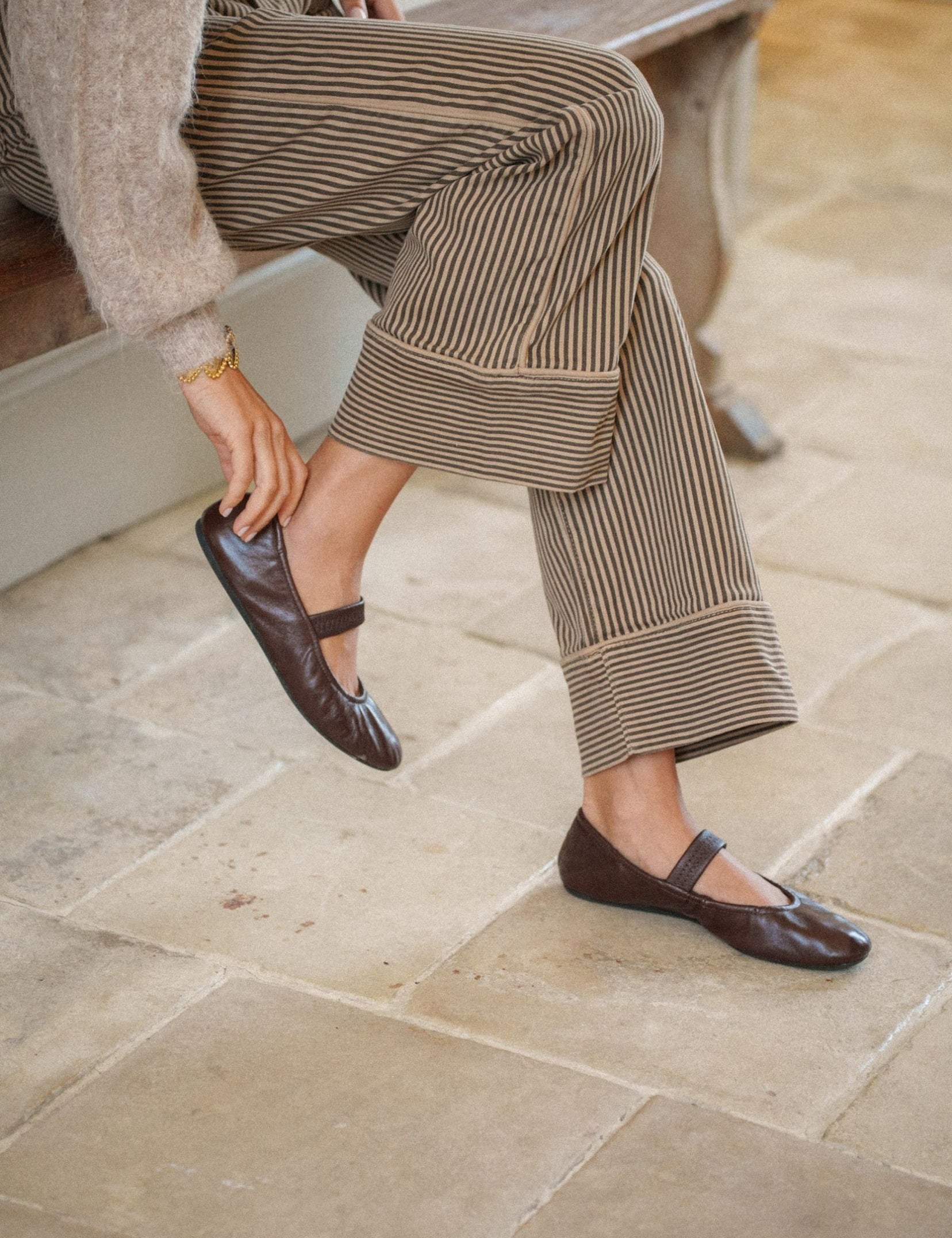 Pantalon Wide Josephine Chocolat