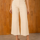 Pantalon Wide Lorine Beige