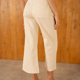Pantalon Wide Lorine Beige