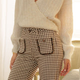 Pantalon Wide Many Chocolat