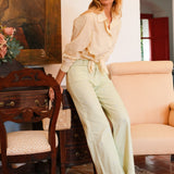 Pantalon Wide Margot Vert