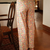 Pantalon Wide Ofeli Fleuri - Précommande 30 Mars