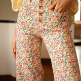Pantalon Wide Ofeli Fleuri - Précommande 30 Mars