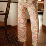 Pantalon Wide Ofeli Fleuri - Précommande 30 Mars