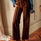 Pantalon Wide Séraphine Chocolat