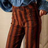 Pantalon Wide Séraphine Chocolat