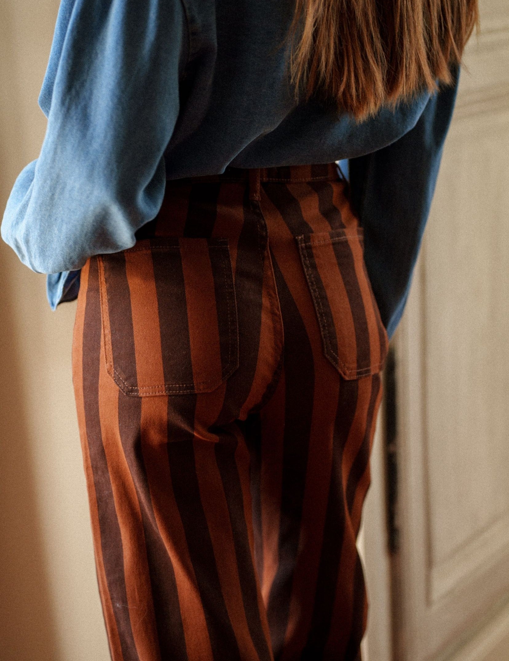 Pantalon Wide Séraphine Chocolat