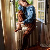 Pantalon Wide Séraphine Chocolat