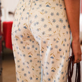 Pantalon Wide Sisili Écru