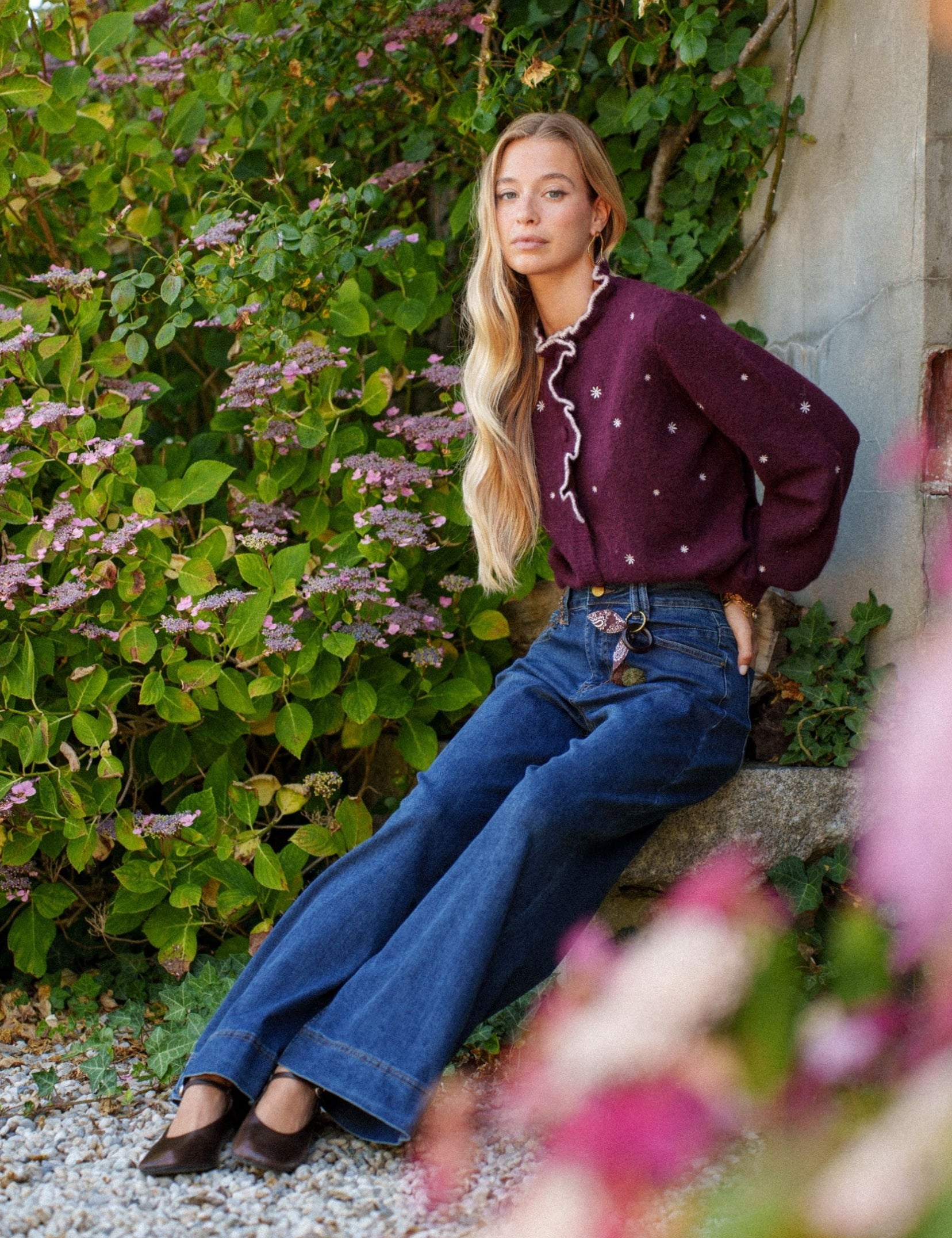 Pull Leona Bordeaux