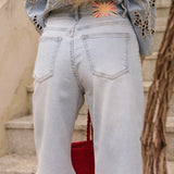 Short Claudine Délavé Claire