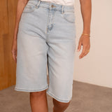 Short Claudine Délavé Claire